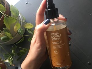 golden radiance aceite freshly