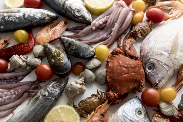 alimentos ricos en colageno pescado