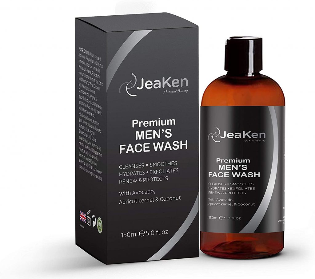 Gel limpiador facial para hombres de JeaKen