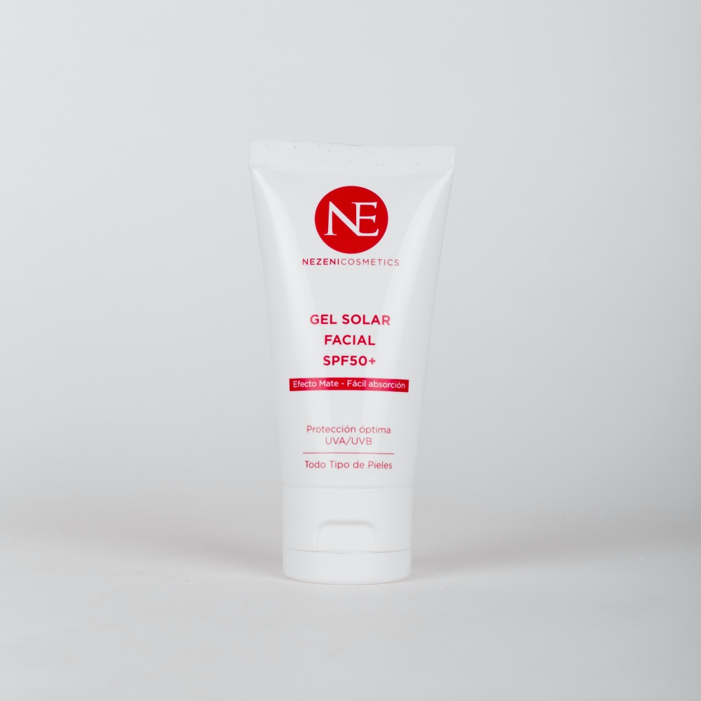 Gel solar facial de alta protección de Nezeni Cosmetics
