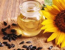 aceite girasol piel