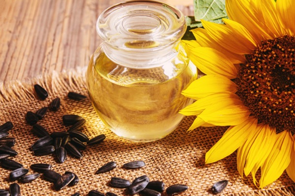 aceite girasol piel